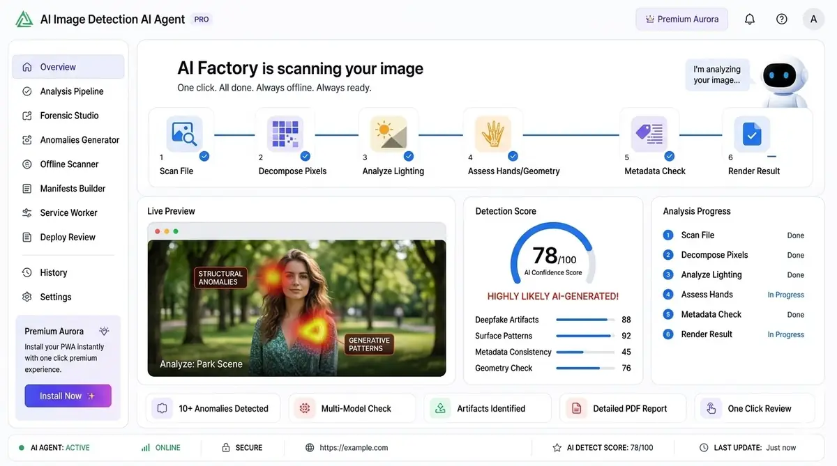 AI code optimizer Game Master — example of the AI tool dashboard software